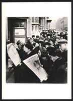 Fotografie Bürger in Moskau während de