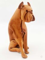 DERU Germany Boxer Origami Lederhund Hund Tier Vintage 60s
