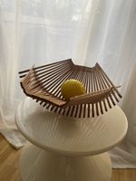 Edle Unikat Früchteschale Holz