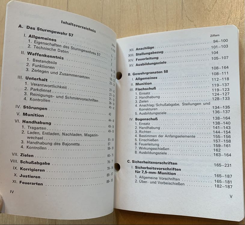 Reglement 53.100 d Das Sturmgewehr 57 und die Gewehrgranaten 4