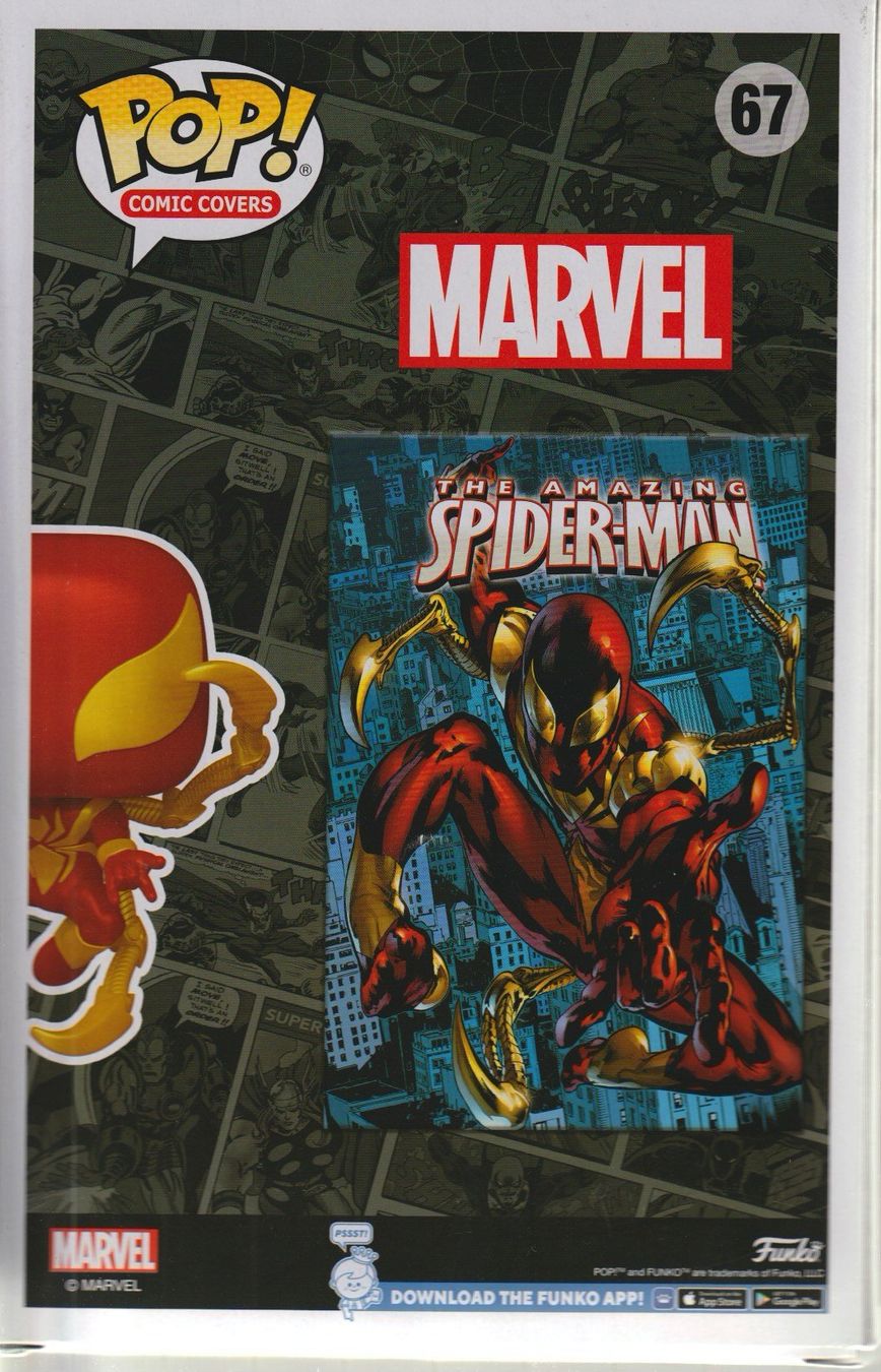 Funko Statuette: FUNKO POP! MARVEL COMIC COVERS # 67 IRON SPIDER special edit – Nuovo e nell'imballaggio originale da Vezia venduto da Aquarius_Age 2