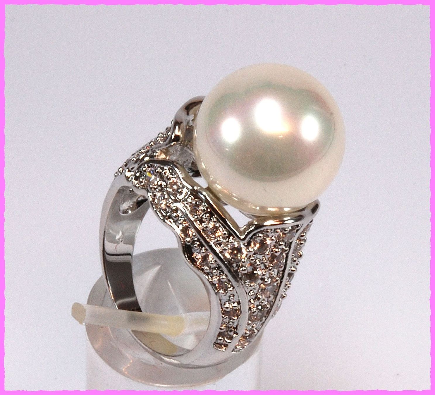 Anelli: Muschelkern Perlen Ring – Nuovo e nell'imballaggio originale da Oberglatt ZH venduto da Diamond-Girl 2