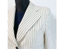 Blazer Navy Look VOGUE Switzerland Gr. 40 Nadelstreifen 70s