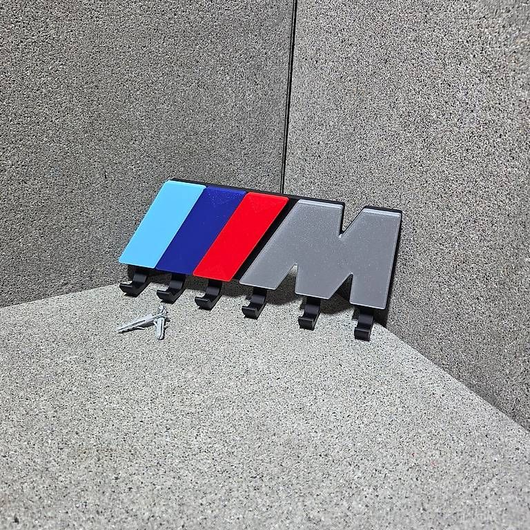 Garderobe: BMW M-Technik Schlüsselbrett Handtuchhalter – Neu (gemäss Beschreibung) aus Escholzmatt von Mpowerone 1