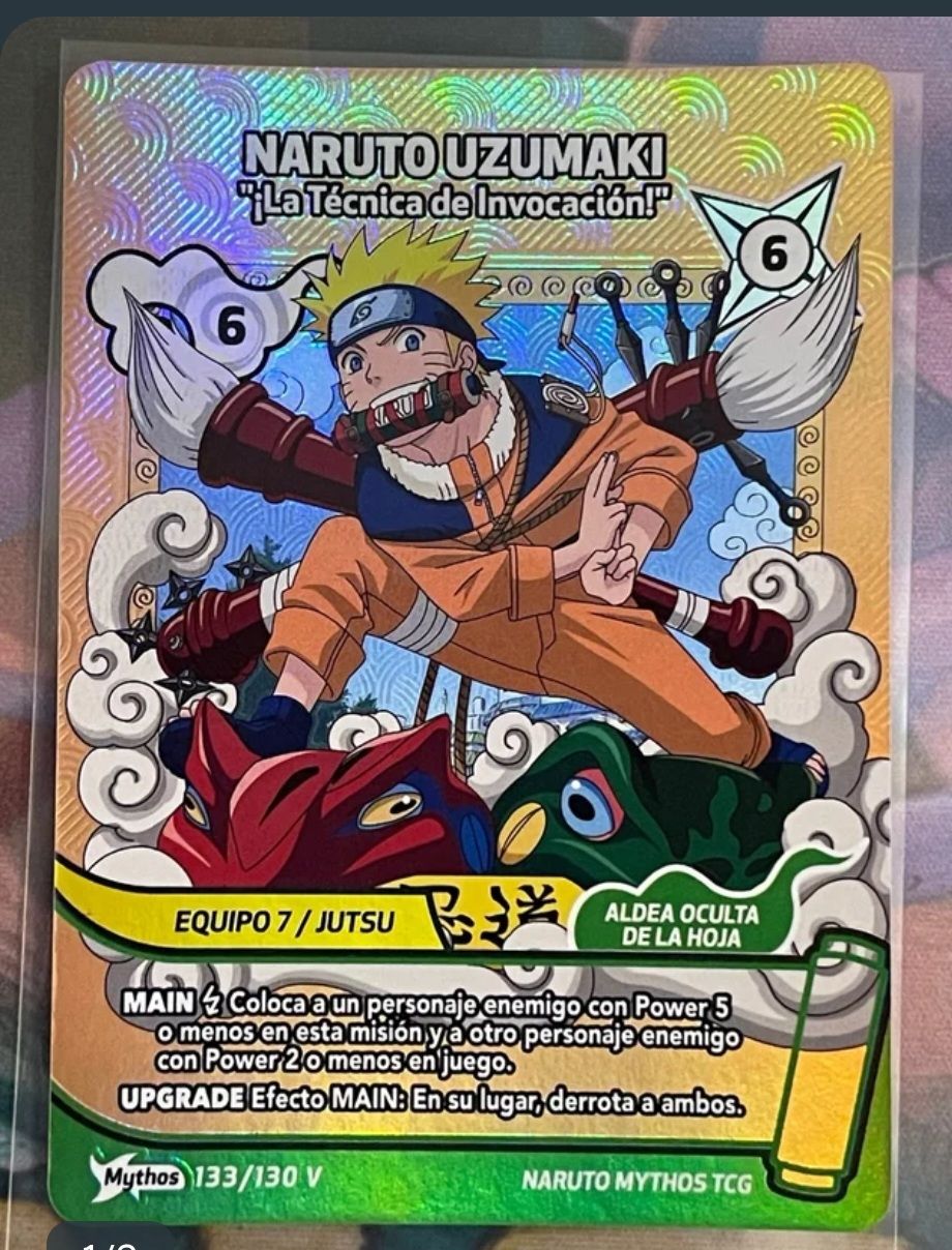 Cartoline: Naruto Uzumaki  Card Invocation Exclusive from Spain Mythos – Nuovo (secondo la descrizione) da KLOTEN venduto da RAULMACHOTE