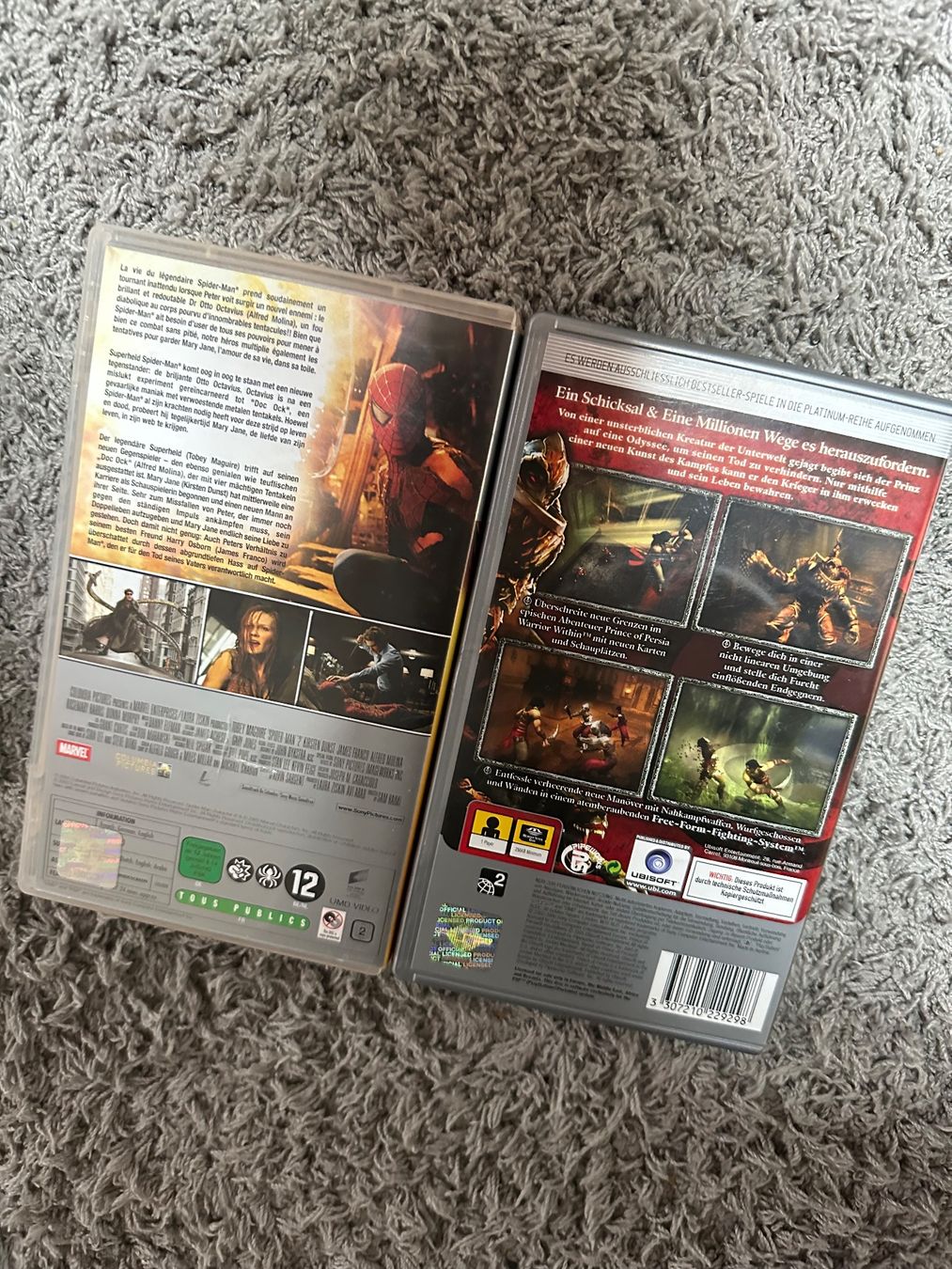 Sony Spiele: Sony PSP Games | PrinceOfPersia | Spiderman 2 – Gebraucht aus Schleitheim von cabrio58 1