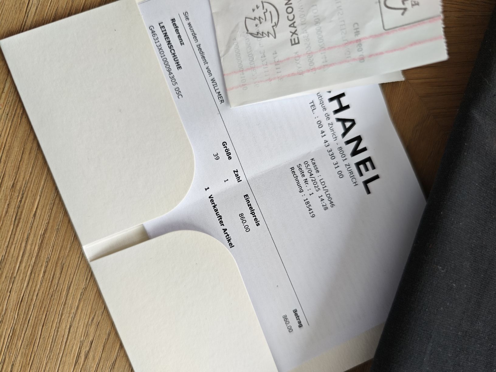 Chanel Chaussures femmes: CHANEL Espadrilles Lammleder schwarz – D'occasion à Erlenbach ZH par nlh 5