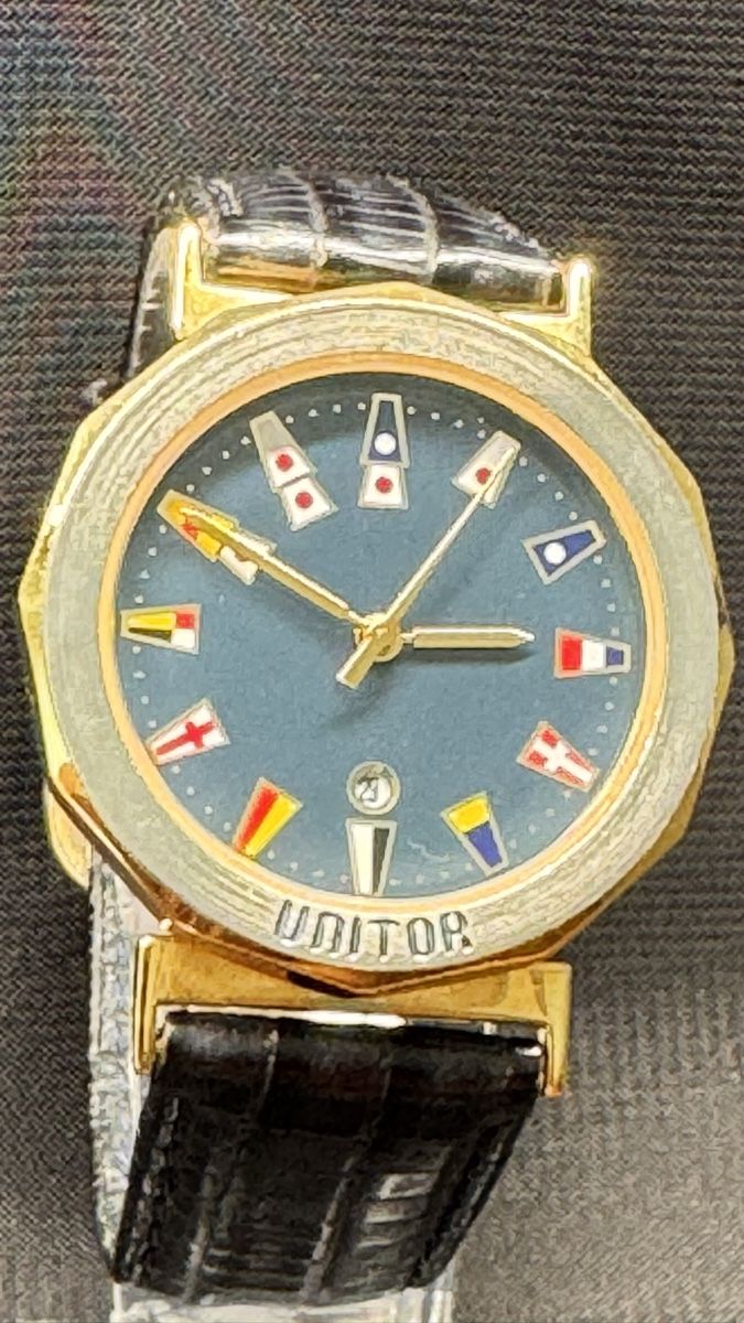 Orologi: UNITOR Segelboot Flaggen Uhr, 33mm – Usato da Untersiggenthal venduto da TimeandShine