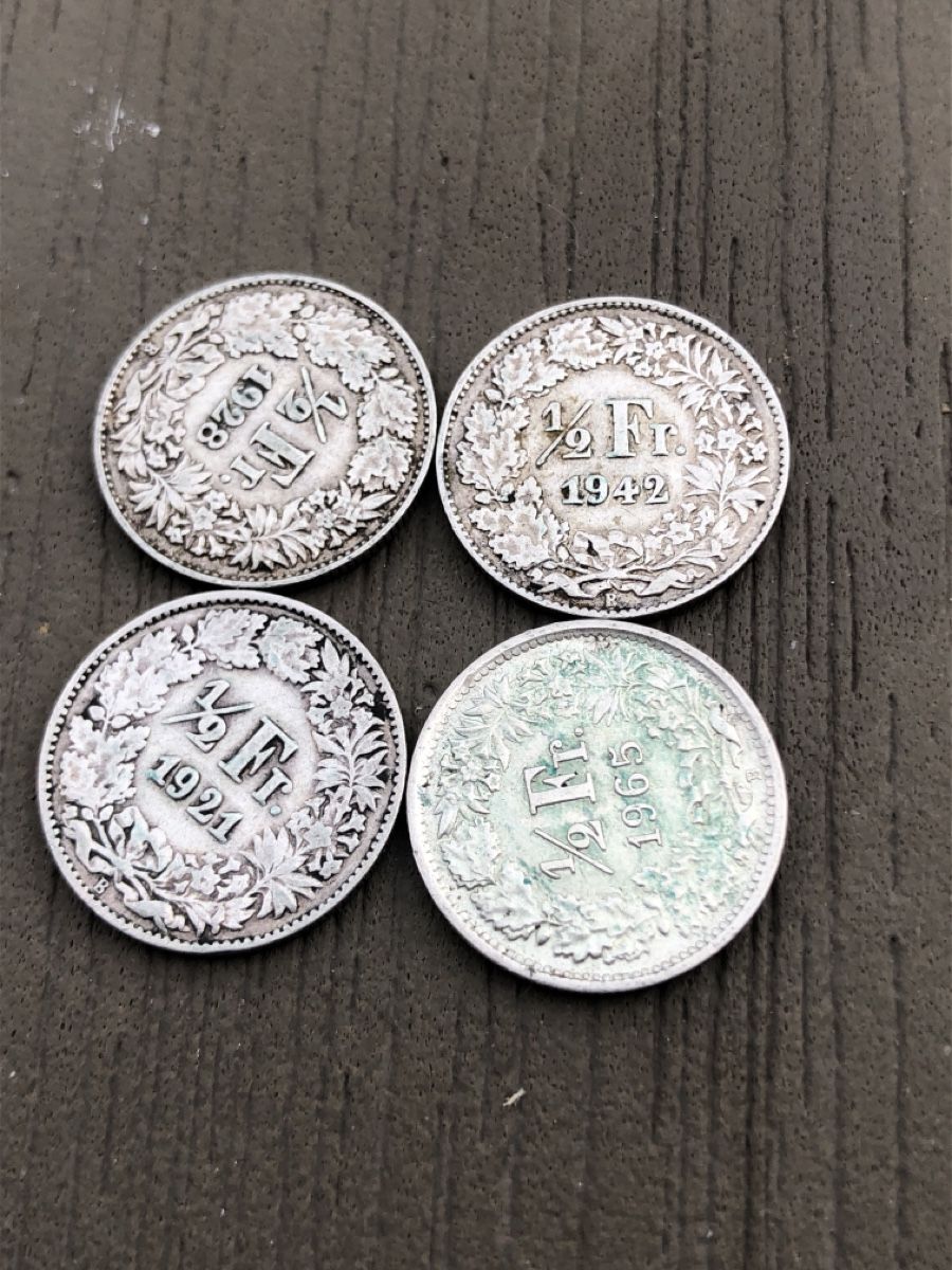 Tutti le monete: 50 Rappen silber – Usato da Mühlethal venduto da nyffeler2815