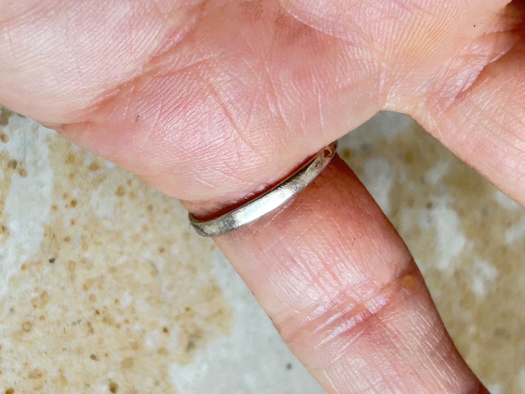 Onyx Anelli: Vintage Onyx Silber Ring (49) – Usato da Dittingen venduto da Bellevista 2
