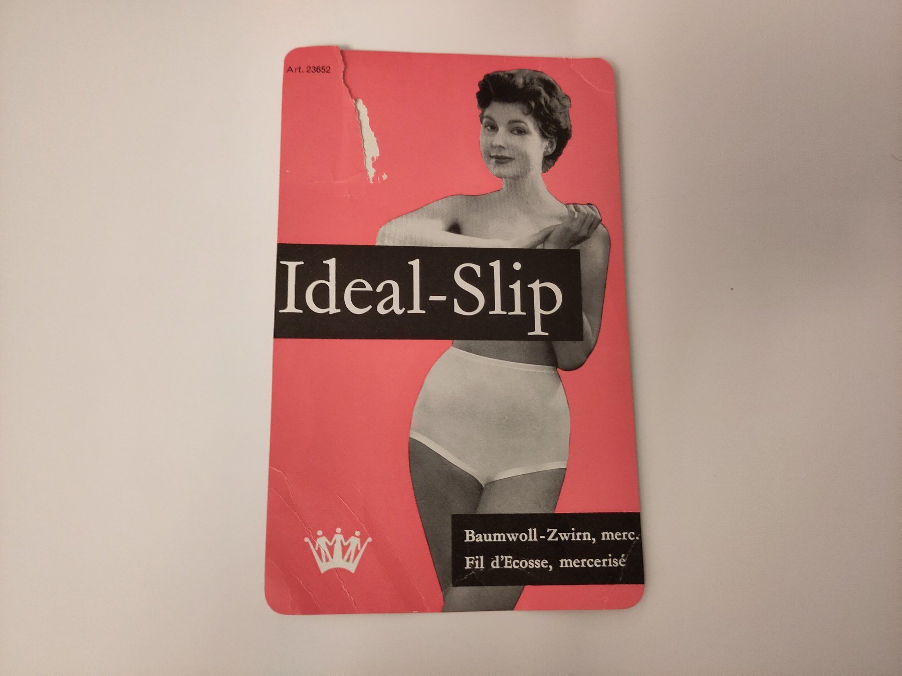 Ansichtskarten: Damenunterwäsche Ideal-Slip Verpackung – Gebraucht aus Schaffhausen von RolfMeister