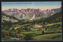 AK Toggenburg, Kuranstalt Rietbad, 1924