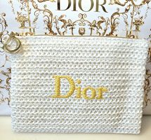 GWP Dior Beauté Sommer Pouch  Jul26  weiss Bast