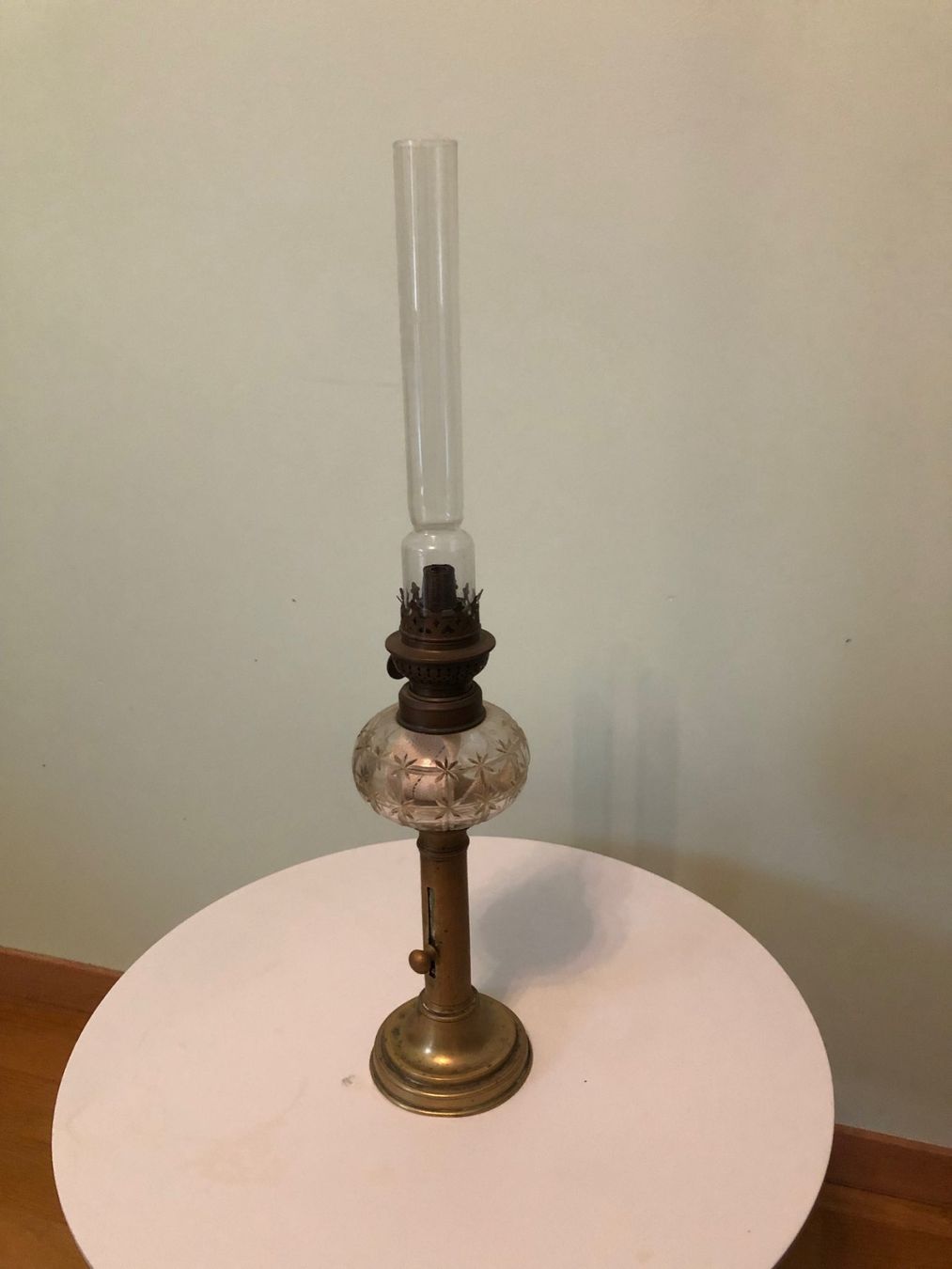 Lampen: Petrollampe / Kerzenständer – Gebraucht aus Ascona von wes_67bb