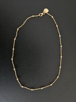 Ankerkette mit Kugeln gold