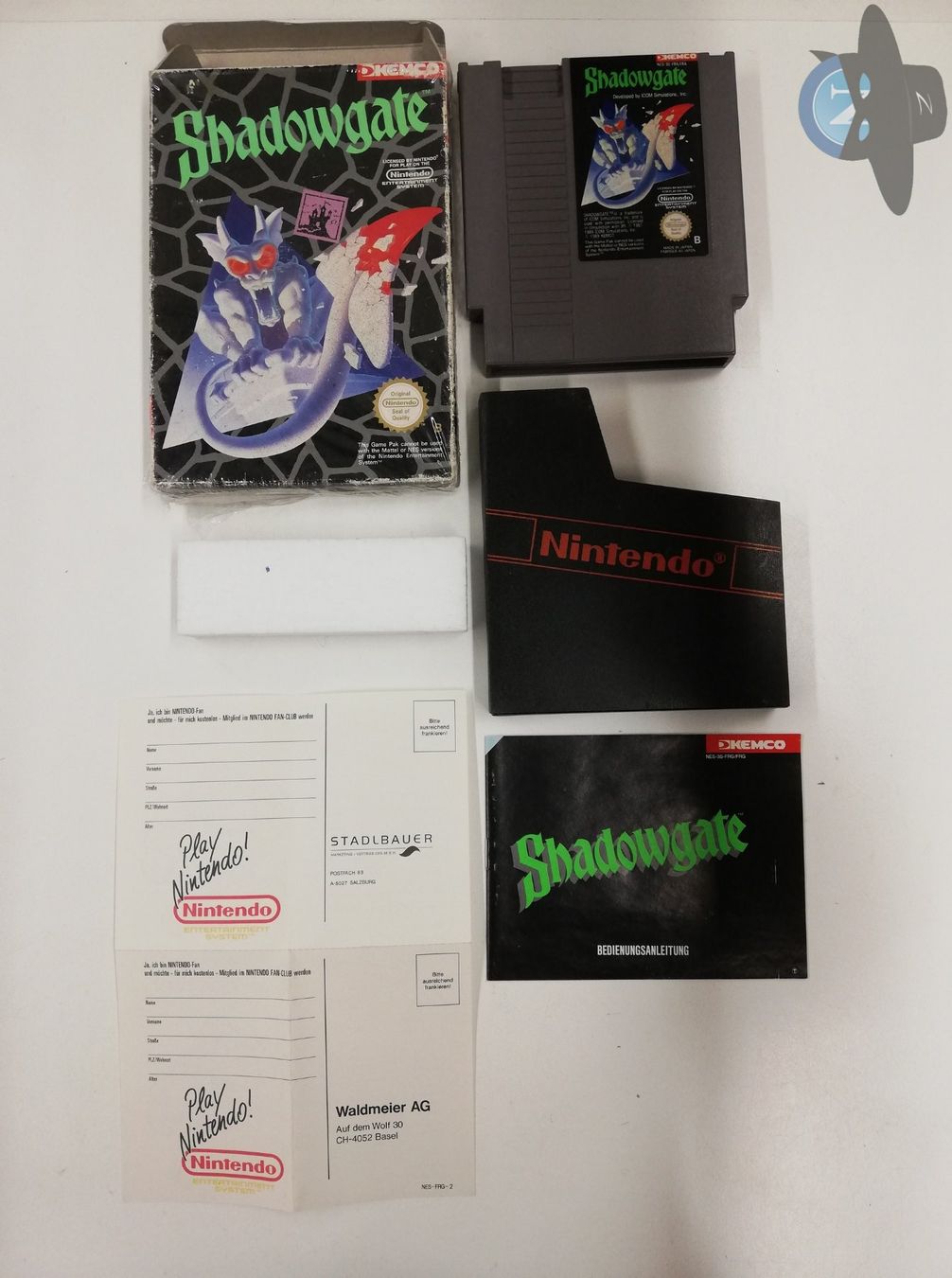 Nintendo Giochi: Shadowgate (version francaise !) / Nintendo NES – Usato da St. Gallen venduto da zorro_dc