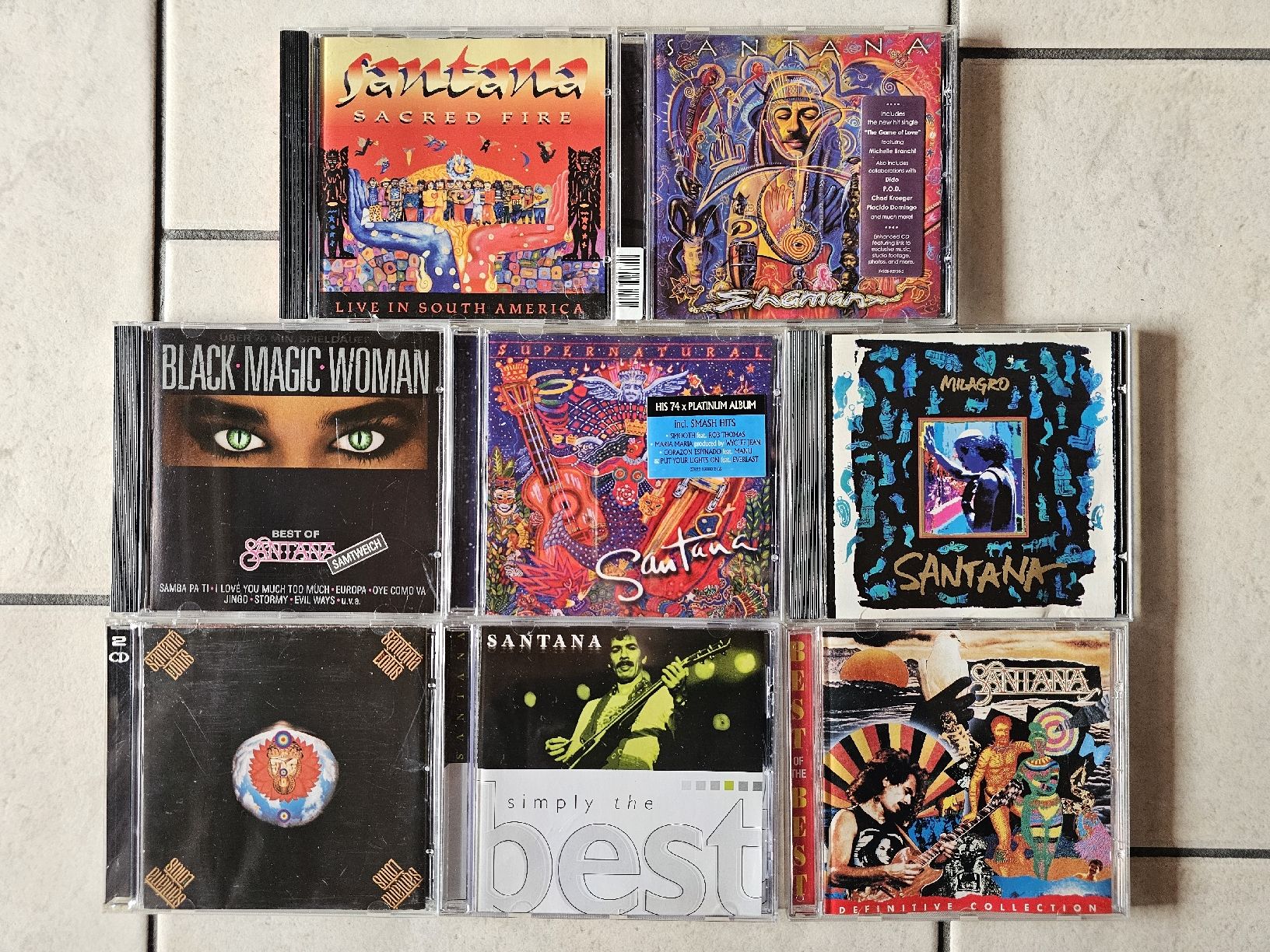 CD: Santana  -  8x  Alben – Usato da Schneisingen venduto da backstore24
