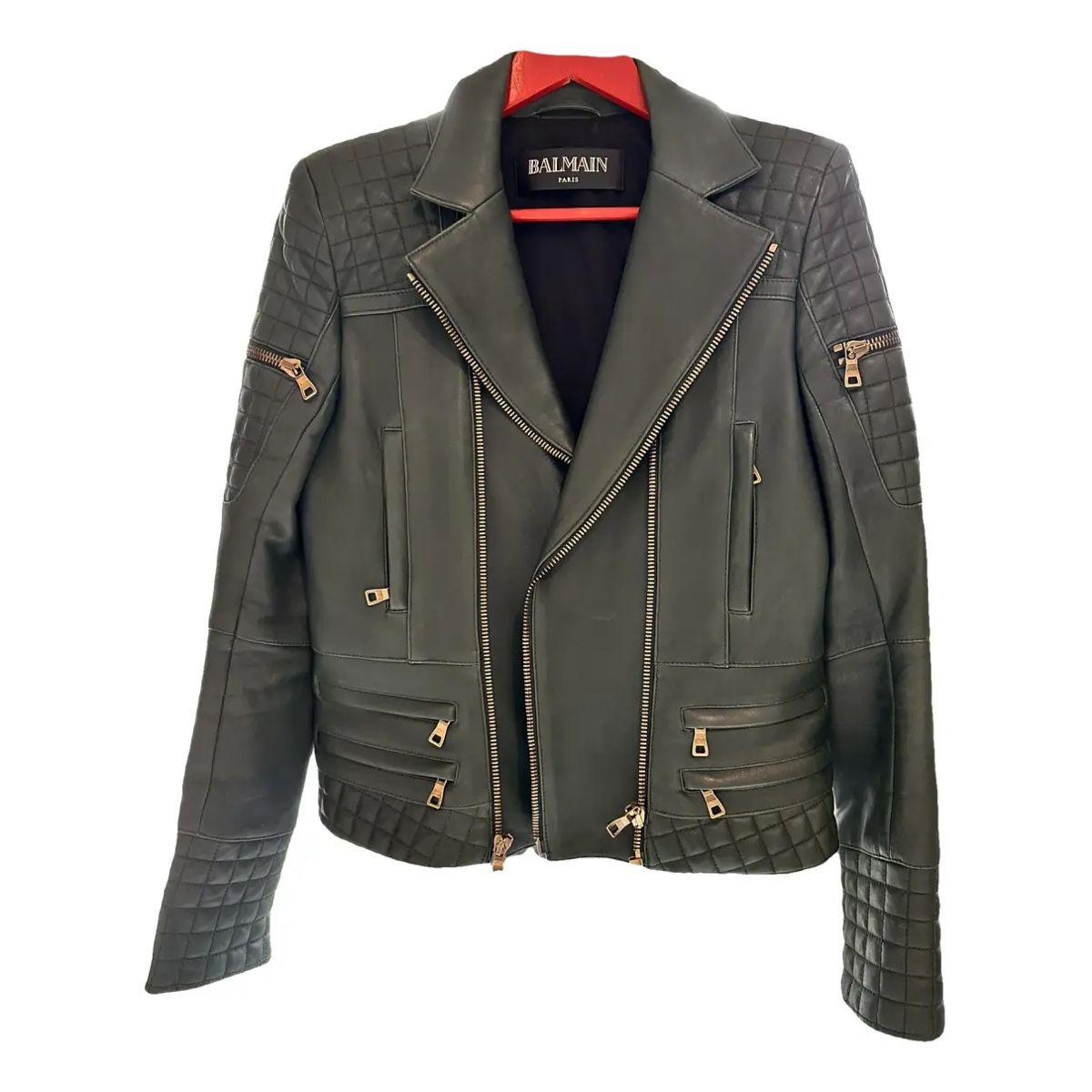 Balmain Jacken: Balmain Leather Jacket, XS, New! – Neu (gemäss Beschreibung) aus Zürich von Vera_Ma