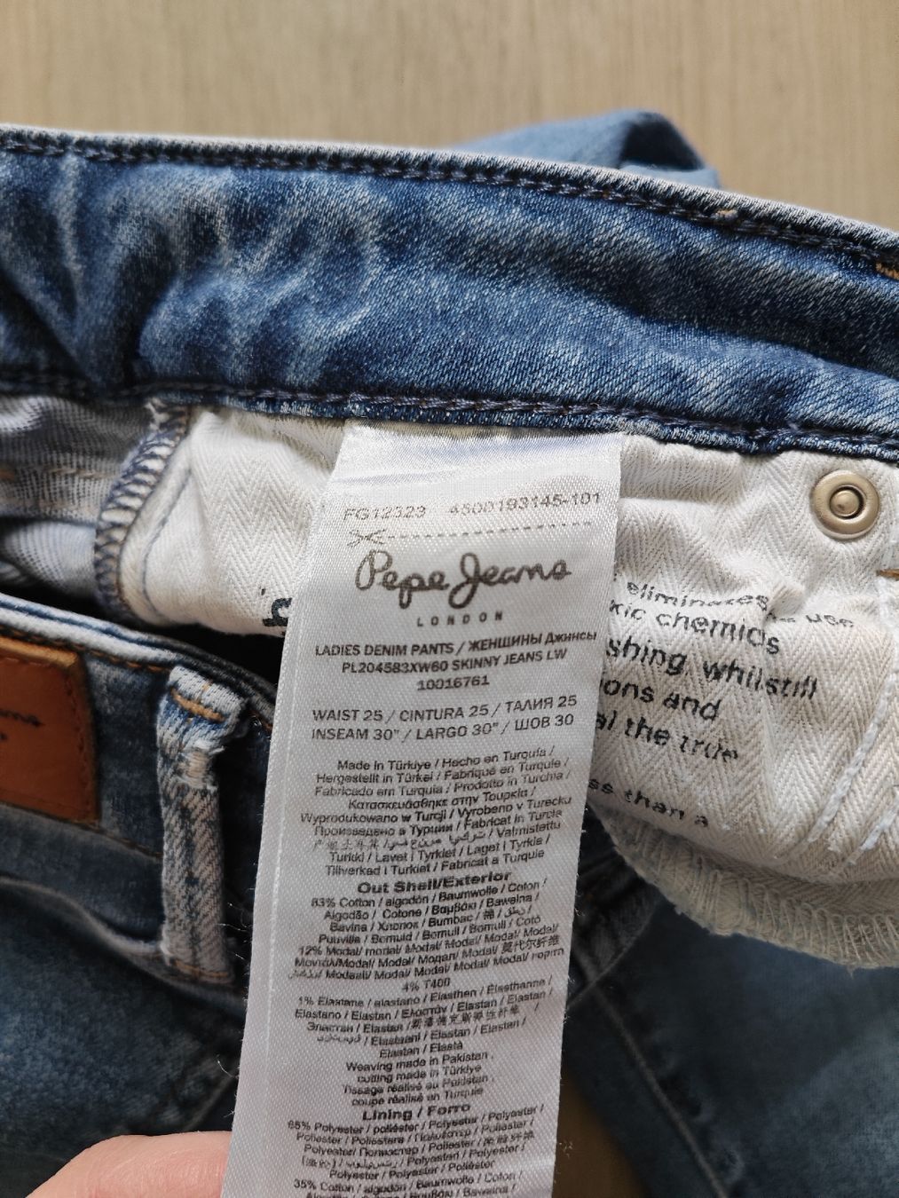 Pepe Jeans Jeans: Jeans Pepe, Taglia 25/30 – Usato da Biasca venduto da Giampy38 5