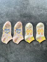 Damen schöne Cartoon-Socken - 2 Paar