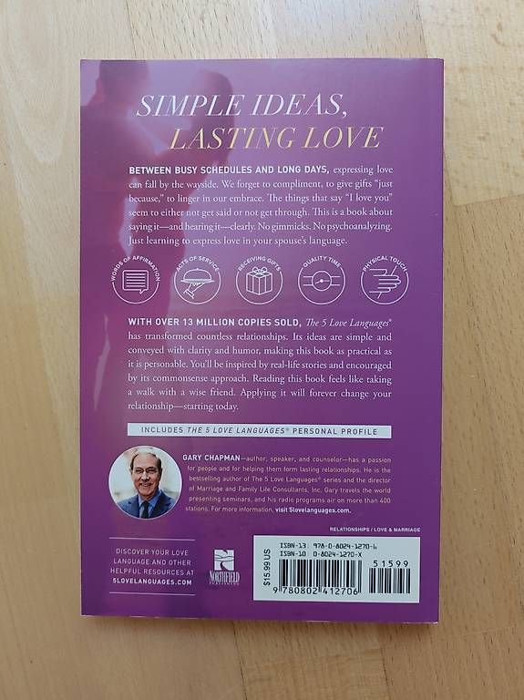 Livres: Book "The 5 Love Languages" – D'occasion à Kloten par chr_rmr 1