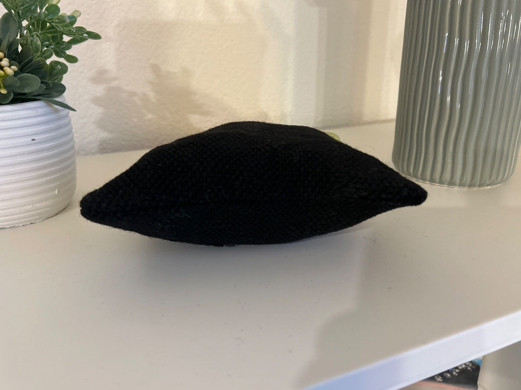 Borse da donna: Kleine Handtasche schwarz mit Applikation, – Usato da Brunnen venduto da Nala2929 5