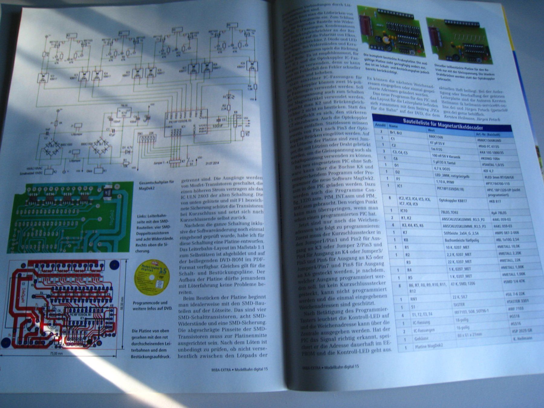 Riviste & Magazine: Miba Extra, Modellbahn Digital,  2015 – Usato da Buchs ZH venduto da swiss-train 9