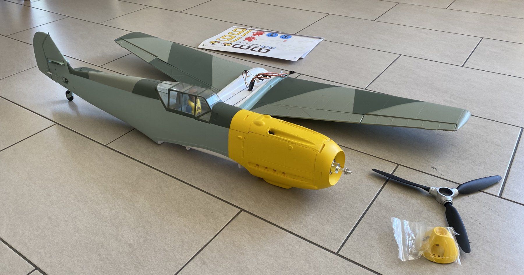 RC Modellbau: Hobbyking Messerschmitt 109 E – Neu und originalverpackt aus Saxon von dda_mnp9