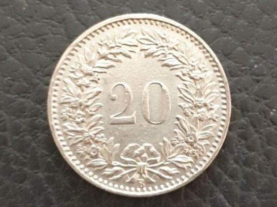 Tutti le monete: 20 Rappen 1936 Erhaltung!! – Usato da Biel/Bienne venduto da underdogs 3