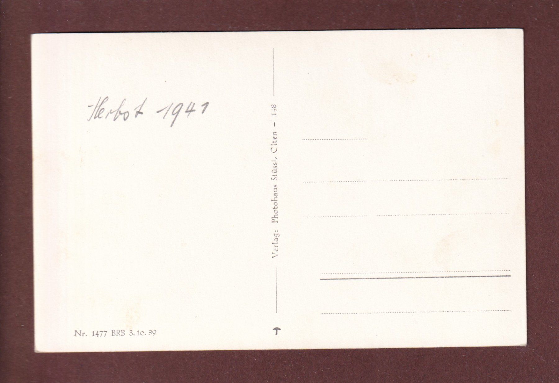 Cartoline postali: SÄLISCHLÖSSLI bei Olten – Usato da Pully venduto da nicecards 1