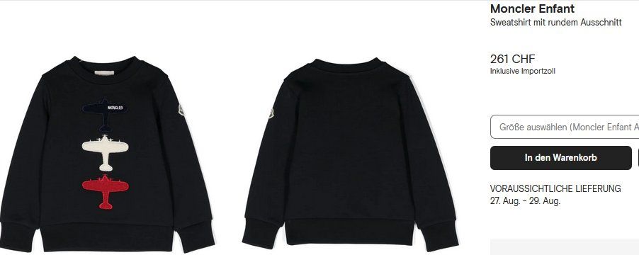 Moncler Pullover & Sweatshirts: Sweatshirt Moncler  pull .10A – Gebraucht aus Collonges von arashee 1