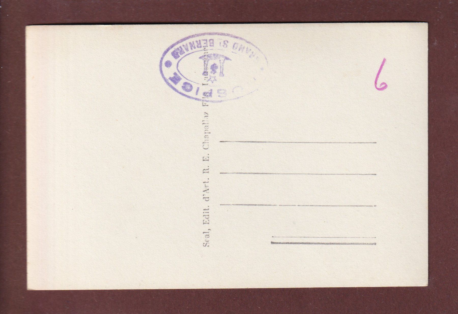 Cartes postales: GRAND-SAINT-BERNARD - Statue – D'occasion à Pully par nicecards 1