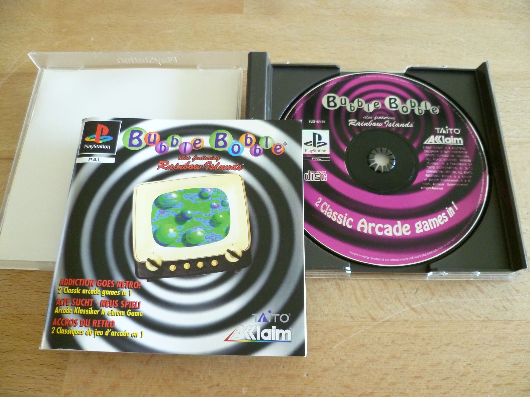 Sony Giochi: Bubble Bobble Also Featuring: Rainbow Islands - Sony PS1 – Usato da Thalwil venduto da ranx 1