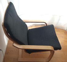 Sessel POÄNG IKEA, schwarz, guter Zustand