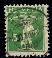 CH - Tellknabe - SBK Nr. 125 - Vollstempel Genevez JU