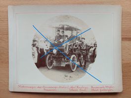Antikes Foto Militär Schweiz Automobil Bundesrat Müller