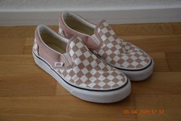 Coole Vans Slip-On Sneaker, Schachbrettmuster, Grösse 36