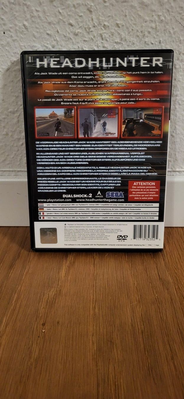 Sony Giochi: PS 2 - Headhunter – Usato da Münsingen venduto da DigitaleSpielecke 1