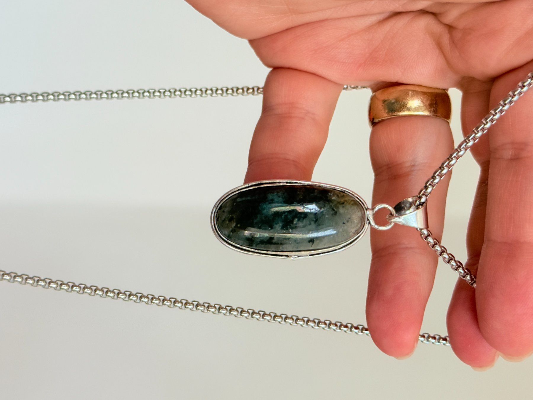 Catenine: Labradorite necklace – Nuovo e nell'imballaggio originale da Genève venduto da AGBERG 5