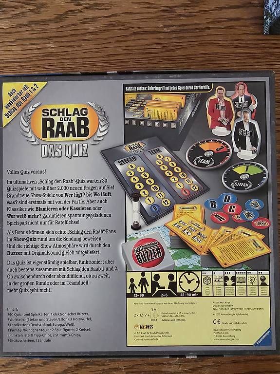 Giochi: Brettspiel Schlag den Raab das Quiz – Usato da Allschwil venduto da aes_n27w 1