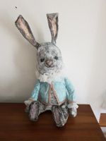 Vintage Shabby chic Kaninchen handgefertigt Pappmaché 50 cm