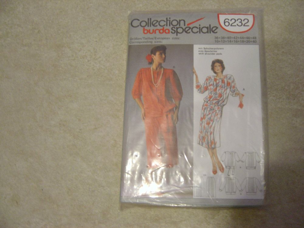 Schnittmuster, Collection burda speciale Nr. 6232 (Neu und ...