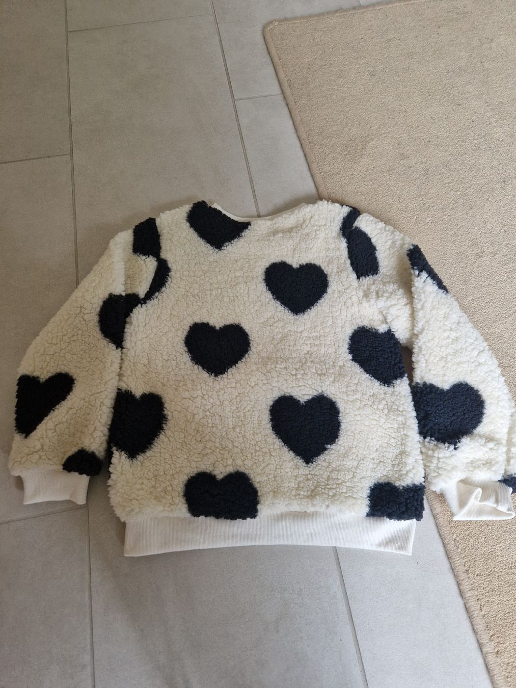 Maglioni & Felpe: Pullover, Gr. 140, Fleece, Winterpullover, Herz – Usato da Arlesheim venduto da Vera6 3