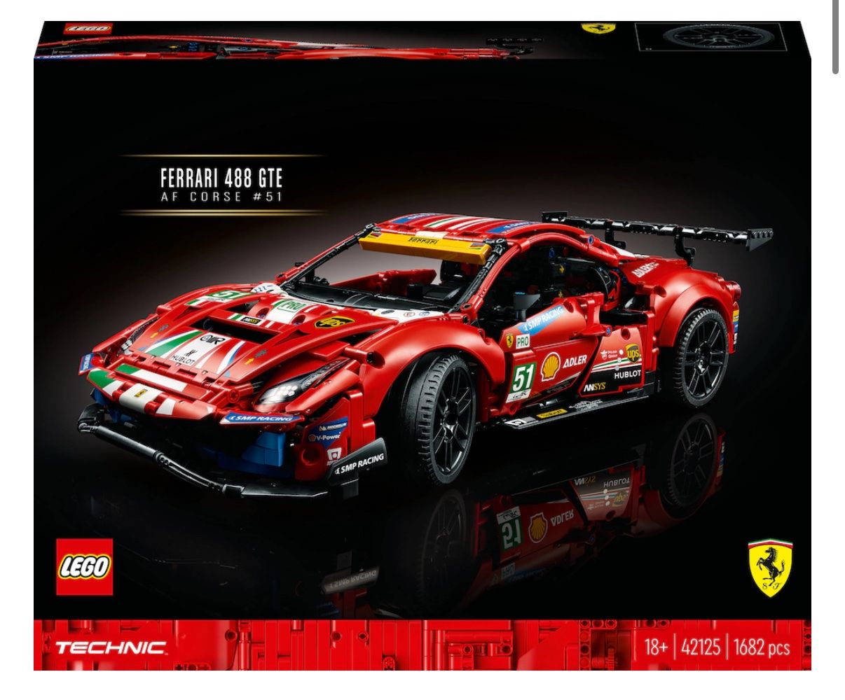 Lego Kit di costruzioni: LEGO Technic - 42125 - Ferrari 488 GTE – Nuovo e nell'imballaggio originale da Basel venduto da zekzek