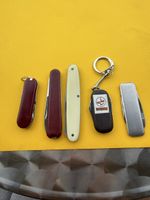 Lot de 5 couteaux de poche suisses état d'usage
