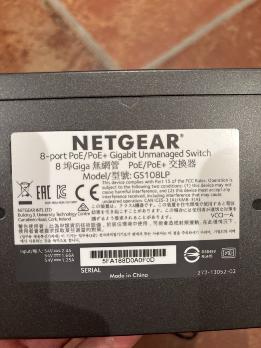 Netgear Modem & Router: NETGEAR Unmanaged Switch 8-port PoE – Usato da Waldstatt venduto da Imaginary 1