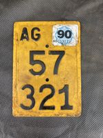 Nummernschild AG 57 321 gebraucht