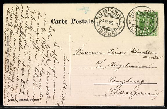 Cartes postales: AK Trachselwald, Schloss Trachselwald – D'occasion à Berlin par bartko-reher 1