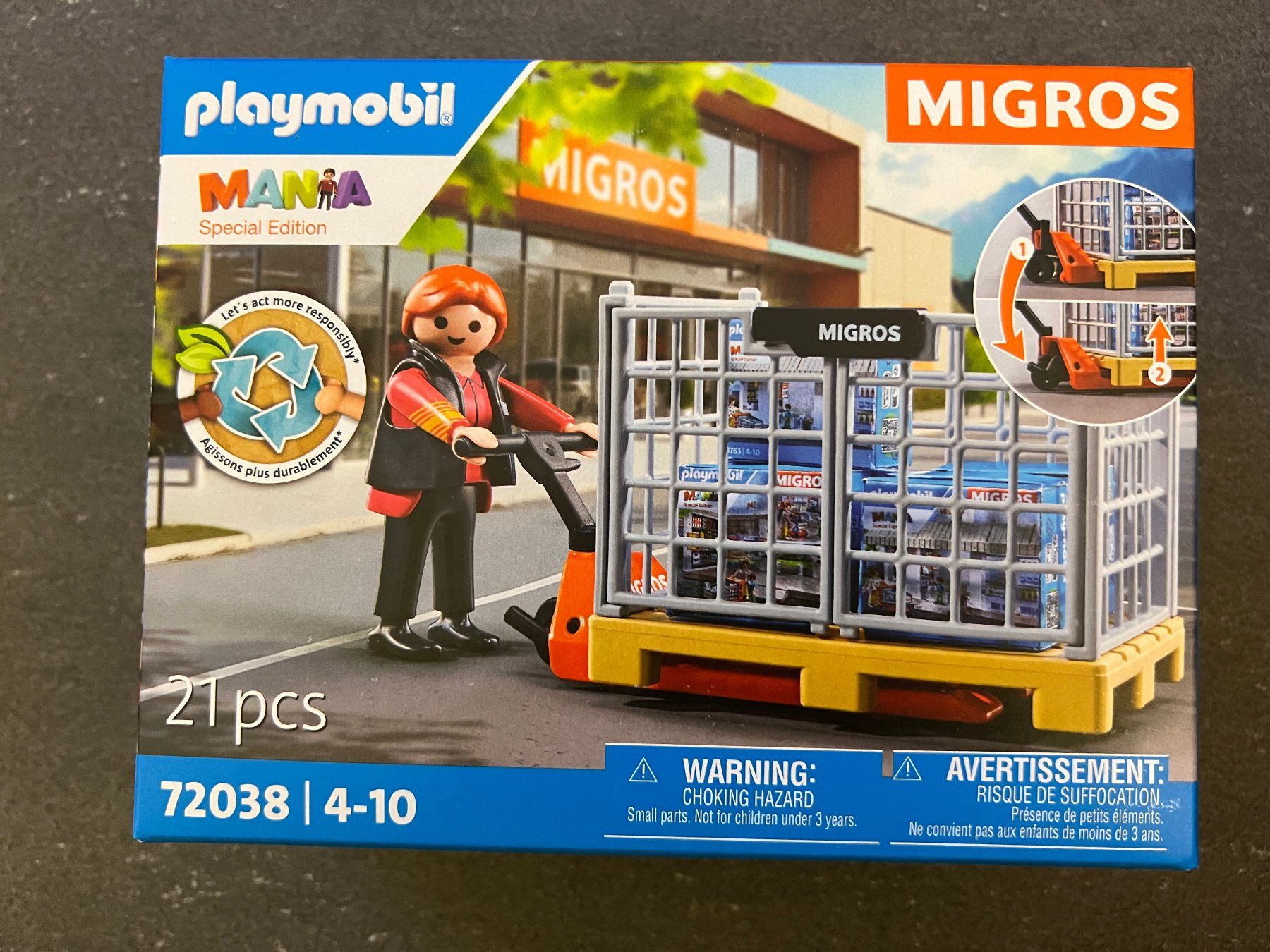 Migros Giocattoli: Migros Mania Playmobil 72038 – Nuovo e nell'imballaggio originale da Sirnach venduto da Mouse1973