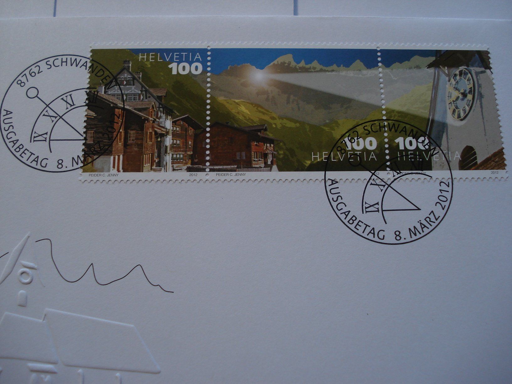 Alle Briefmarken: Schweiz 2012, Set FDC , 18 Belege – Gebraucht aus Niederwil AG von morostahu 1